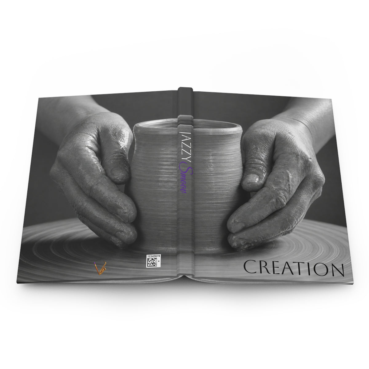 Creation Pottery Hardcover Journal — Lined Artist Notebook