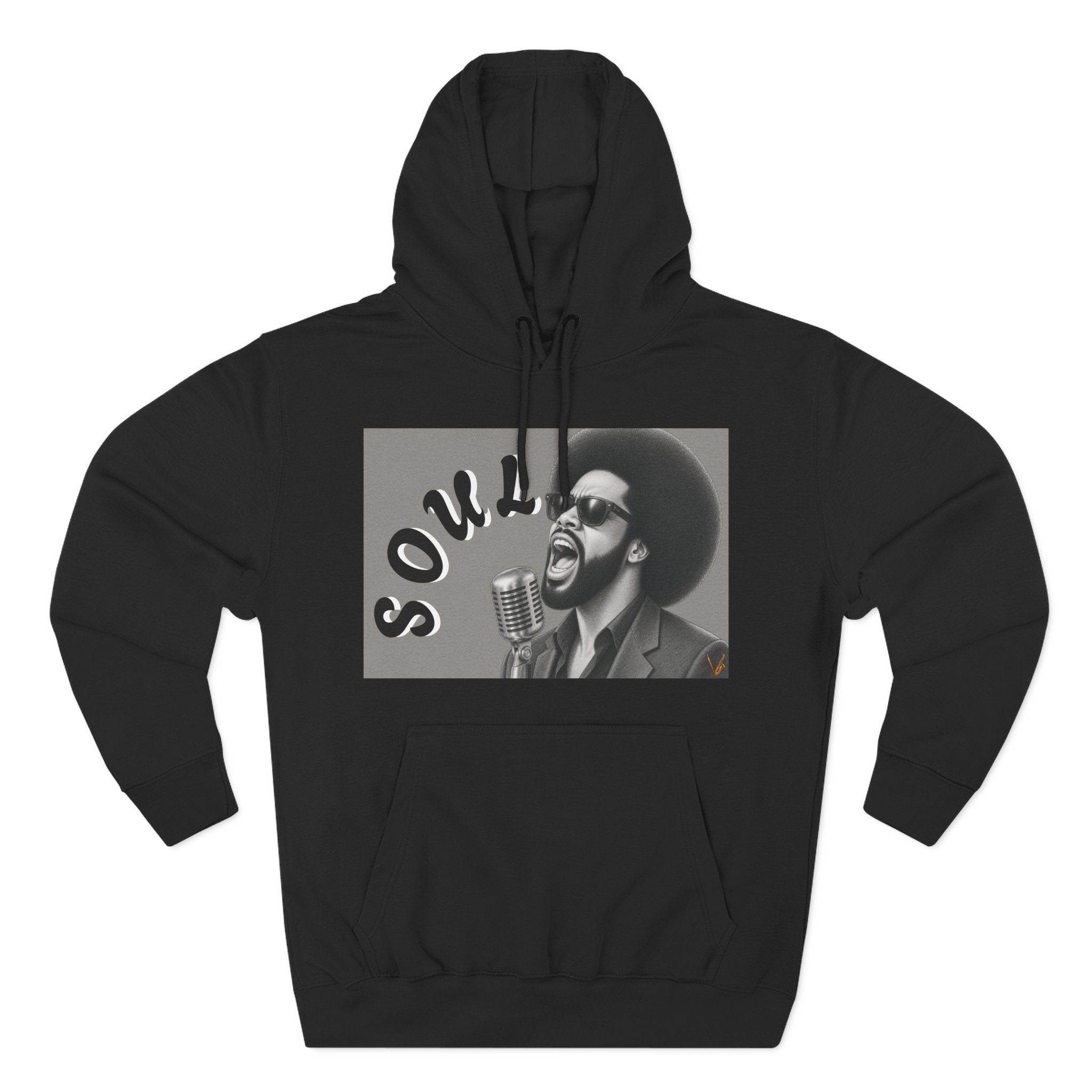 Men’s Soul Singer Graphic Pullover Hoodie – product image 1
