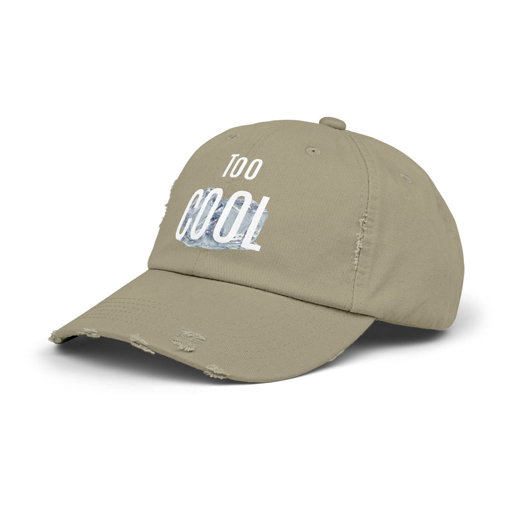 Too Cool distressed cotton baseball cap
