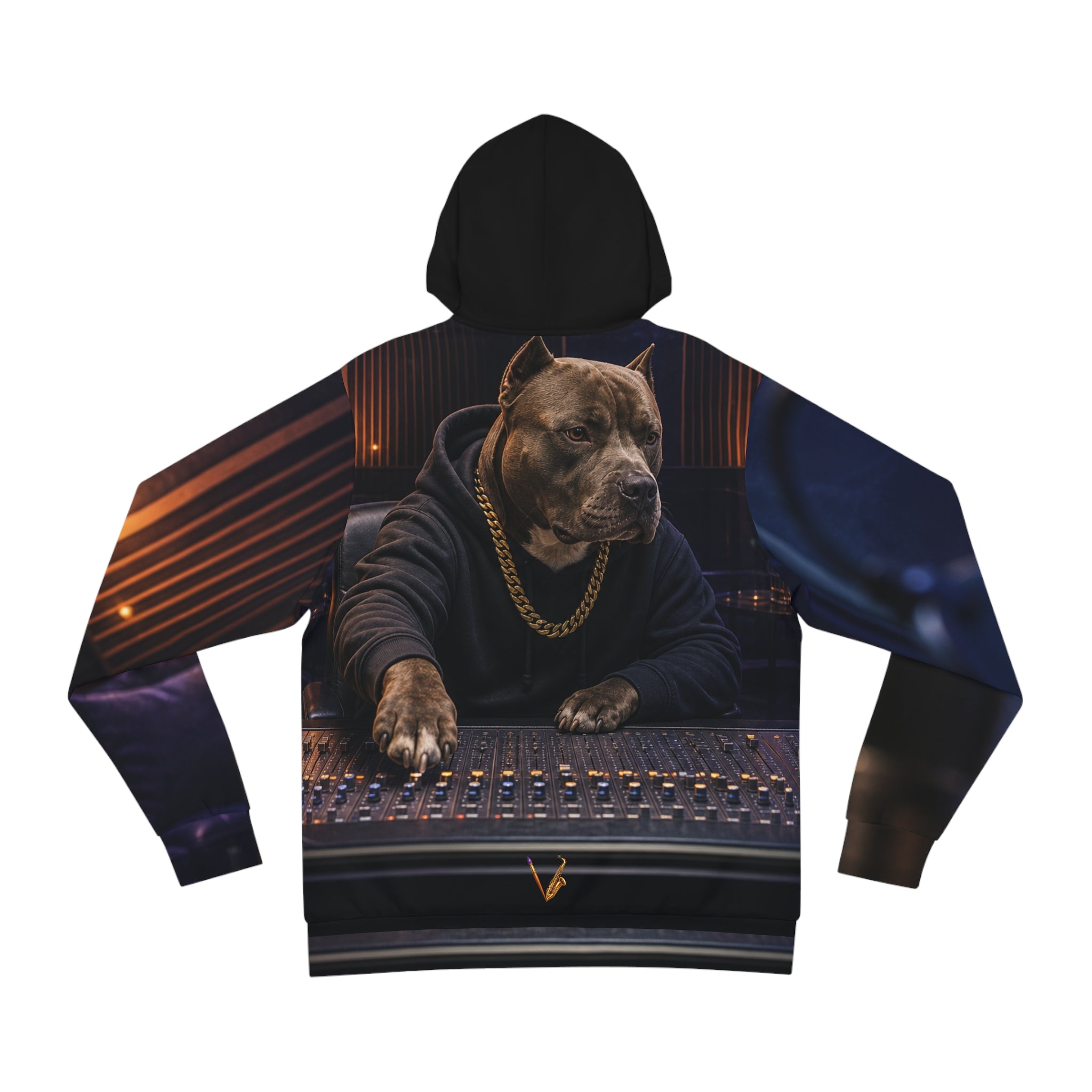 Studio Dog Music Producer Graphic Hoodie – product image 2