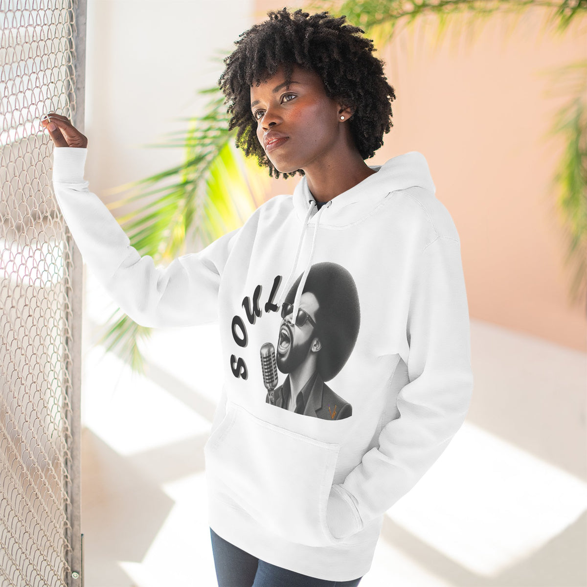 Men's Soul Singer Graphic Pullover Hoodie