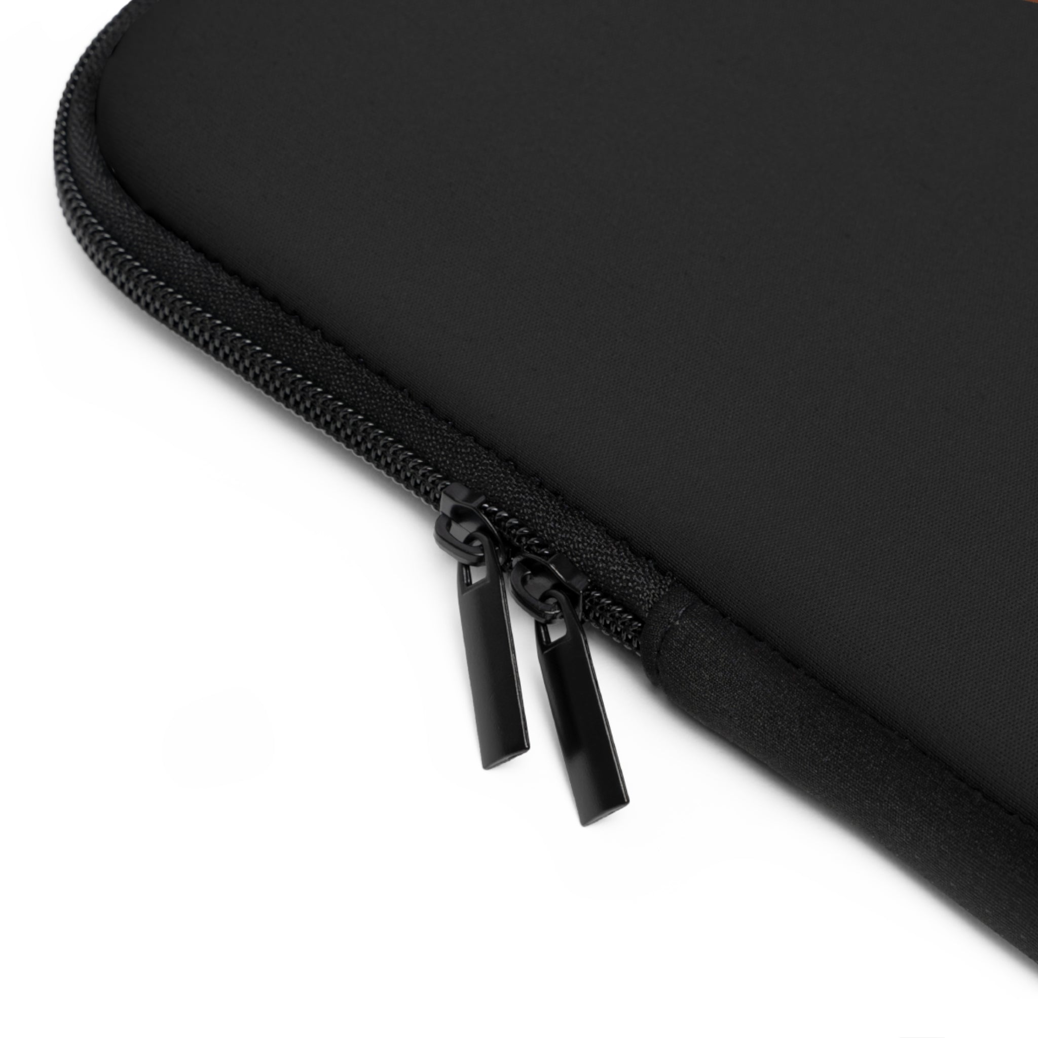 Jazzy Groove black saxophone art laptop sleeve
