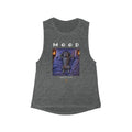 Women's Mood dog graphic flowy muscle tank top