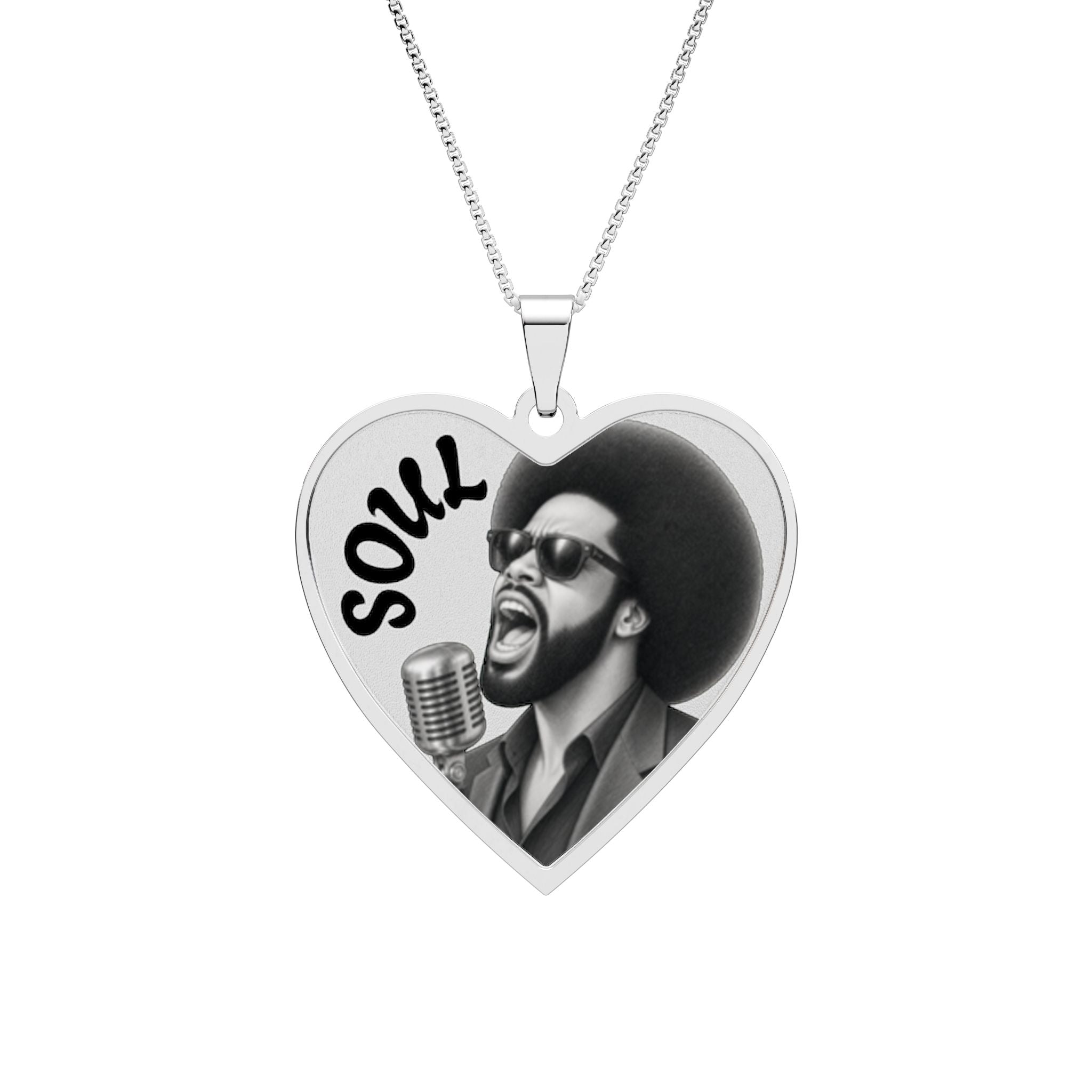 Soul Singer heart pendant necklace
