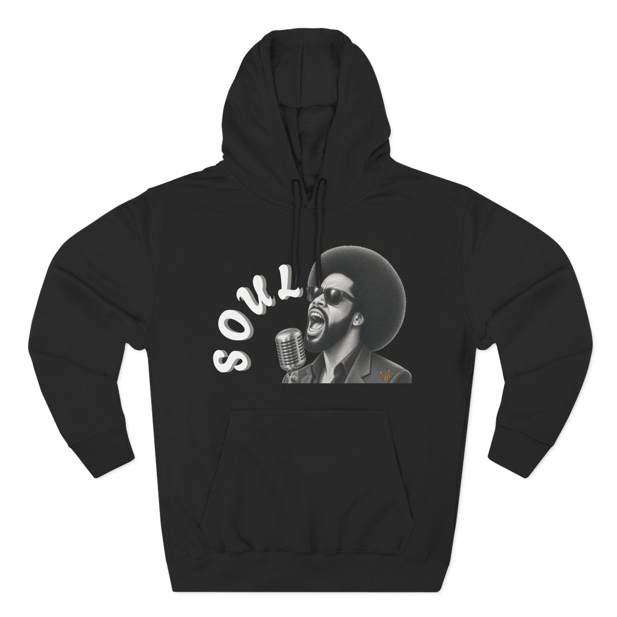 Men's Soul Singer Graphic Pullover Hoodie