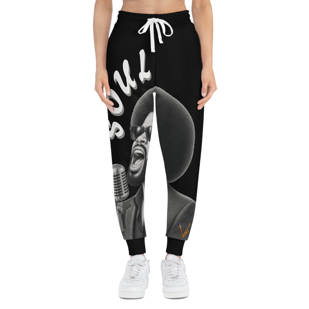 Men’s Soul Singer Graphic Joggers – Black – product image 4