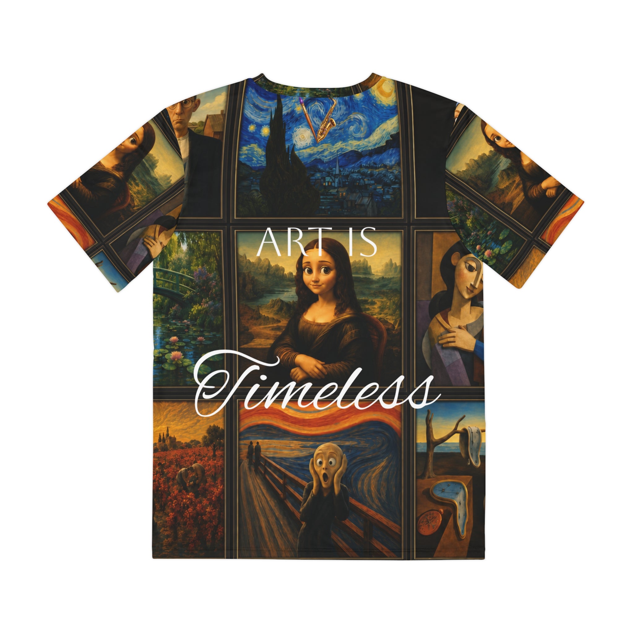Men’s Art Is Timeless Collage Graphic T-Shirt – product image 2