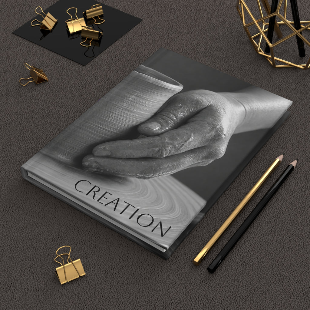 Creation pottery artist journal lifestyle view