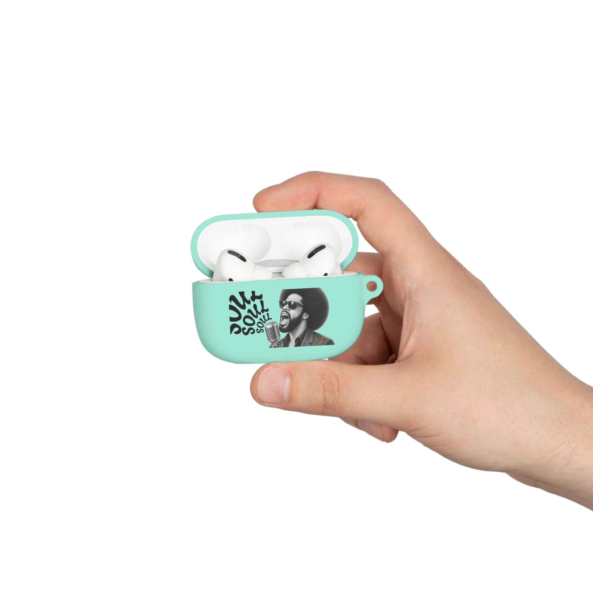 Soul Singer AirPods case in white, mint or pink