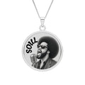 Soul Singer round pendant necklace