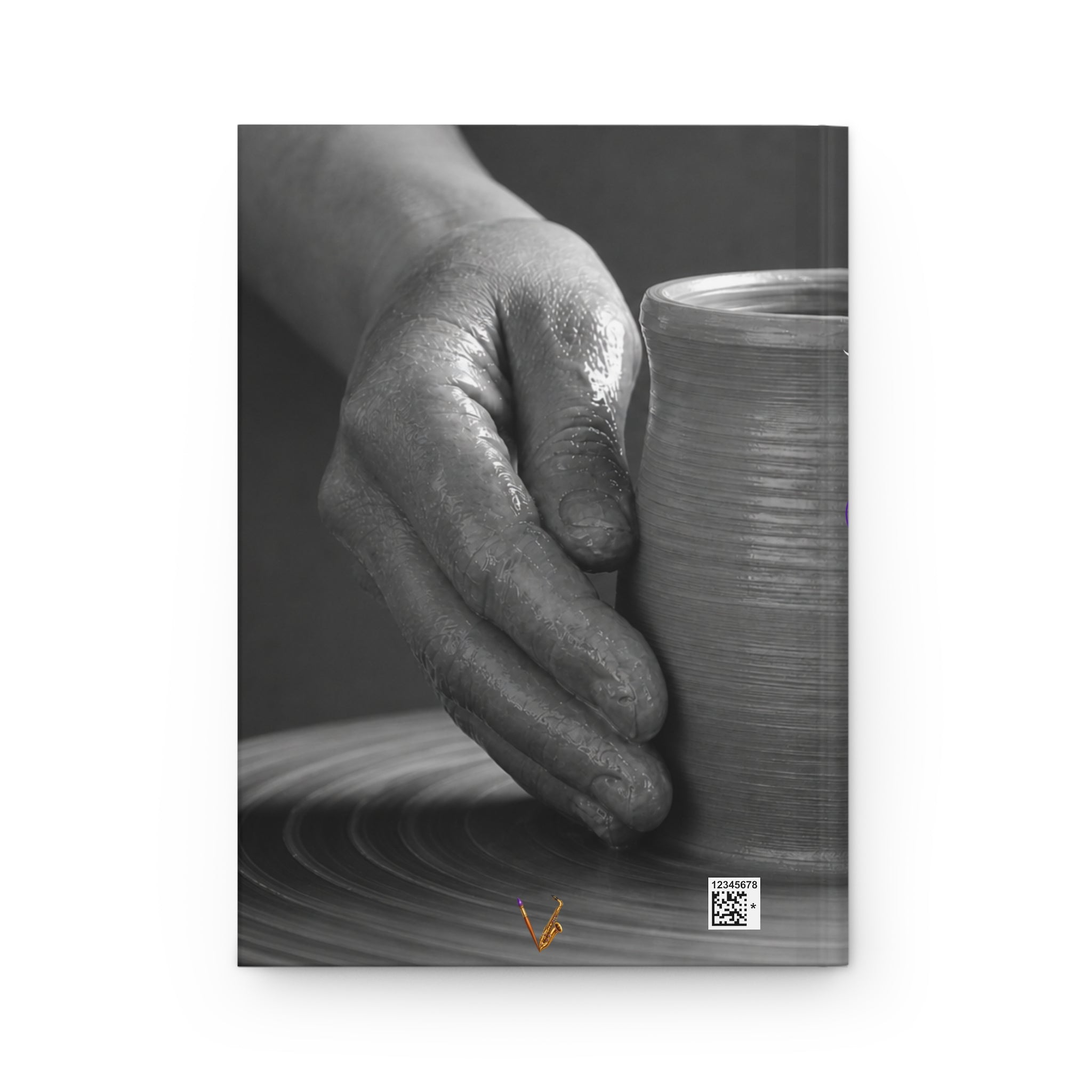 Creation pottery journal back cover