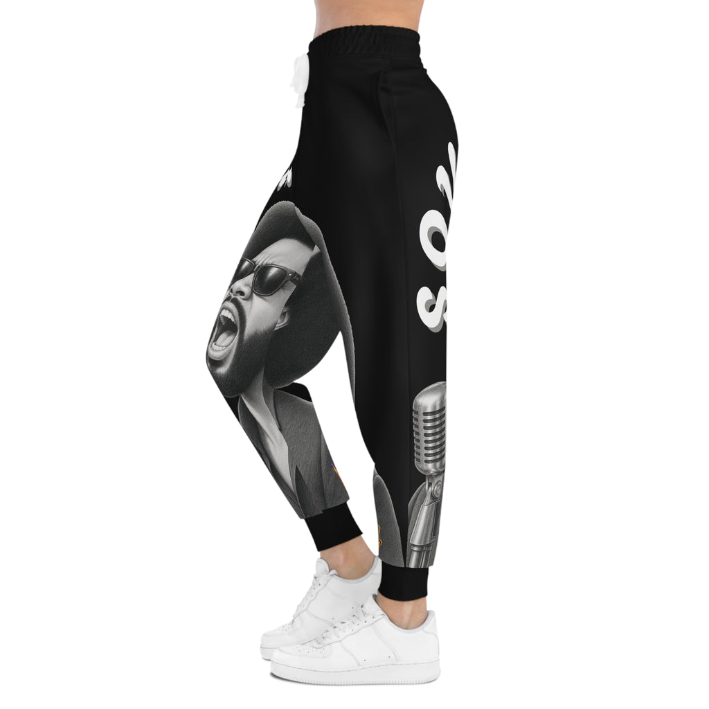 Men’s Soul Singer Graphic Joggers – Black – product image 5