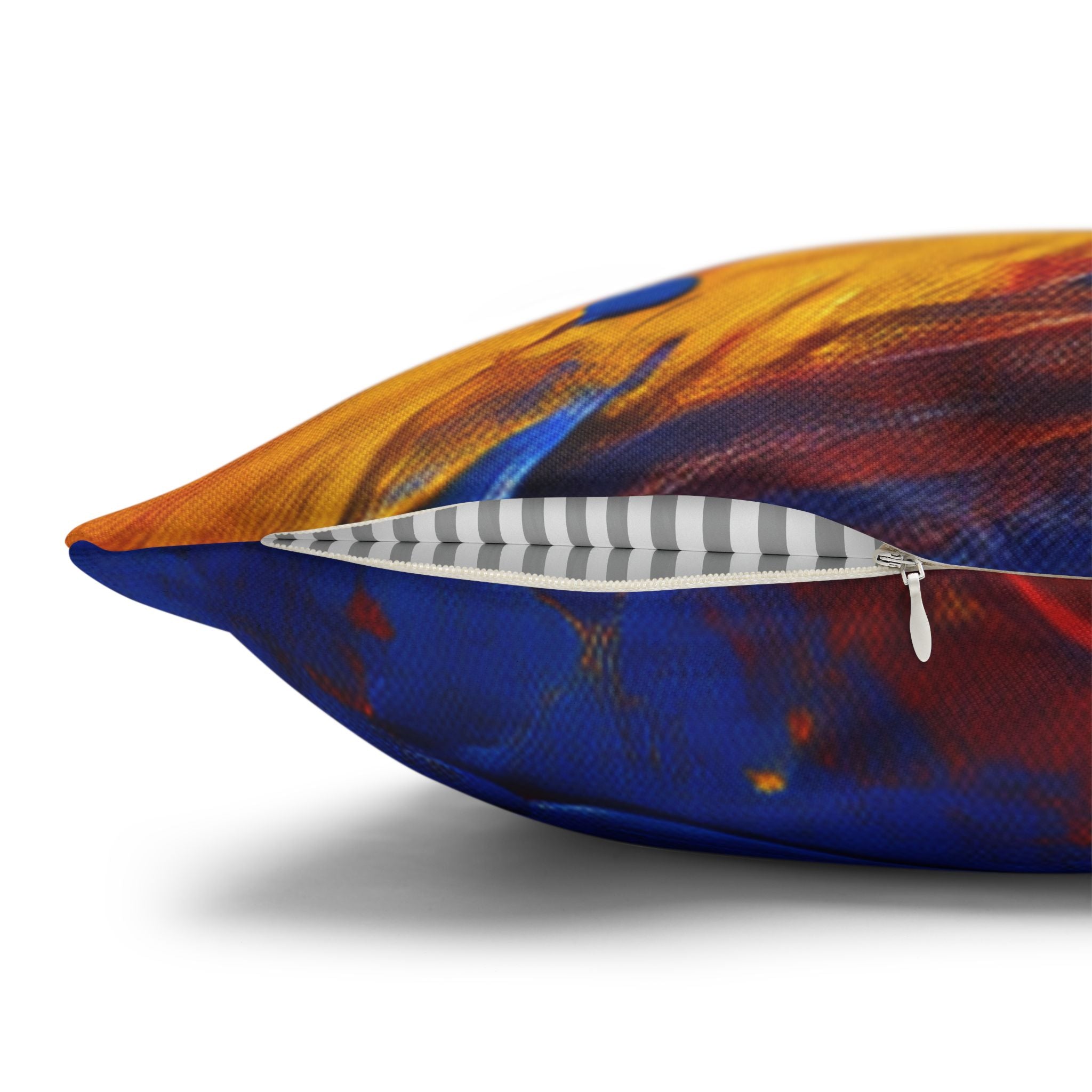 Studio Vibes colorful headphone throw pillow cover