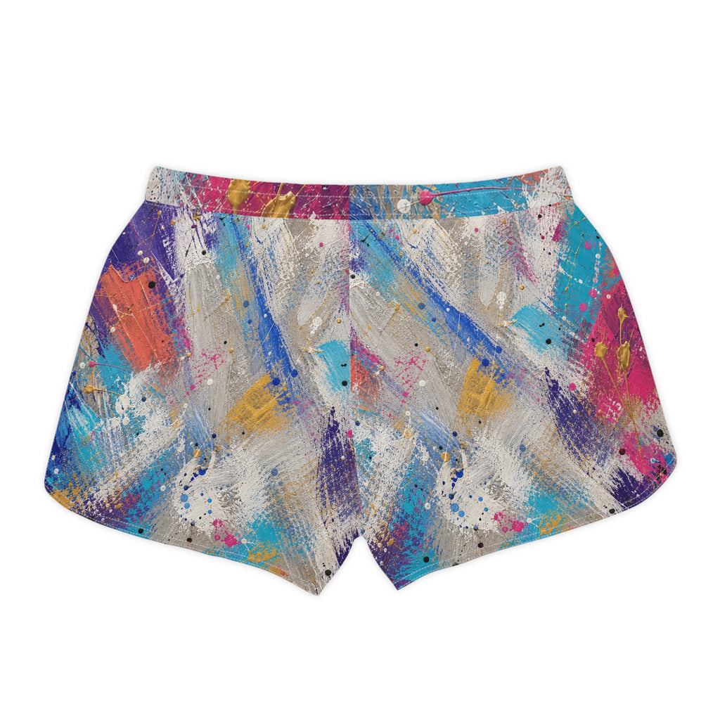 Women’s Creator of Art Black Graphic Shorts – product image 2