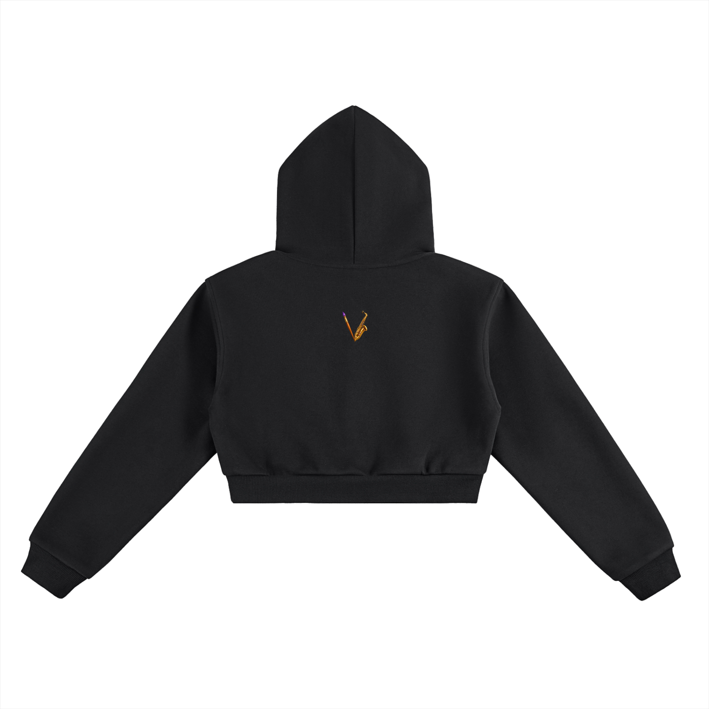 Women’s Creator of Art Graphic Cropped Hoodie – product image 2