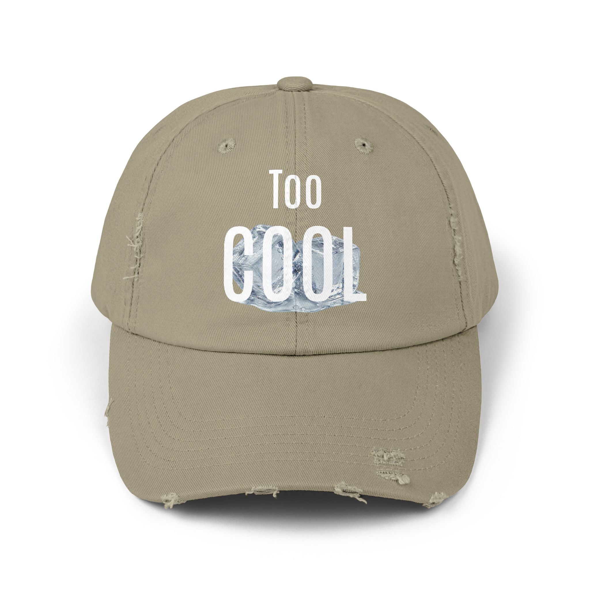 Too Cool distressed cotton baseball cap