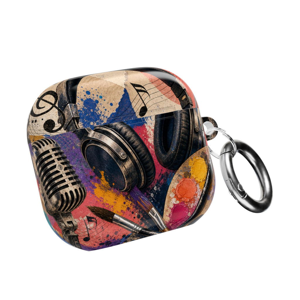 Art and music collage protective AirPods case – view 23
