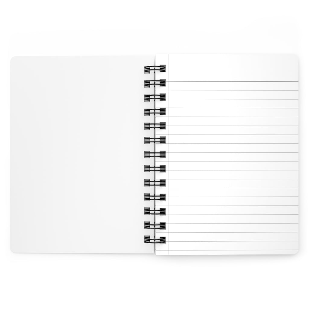 Caution Artist at Work spiral notebook back cover