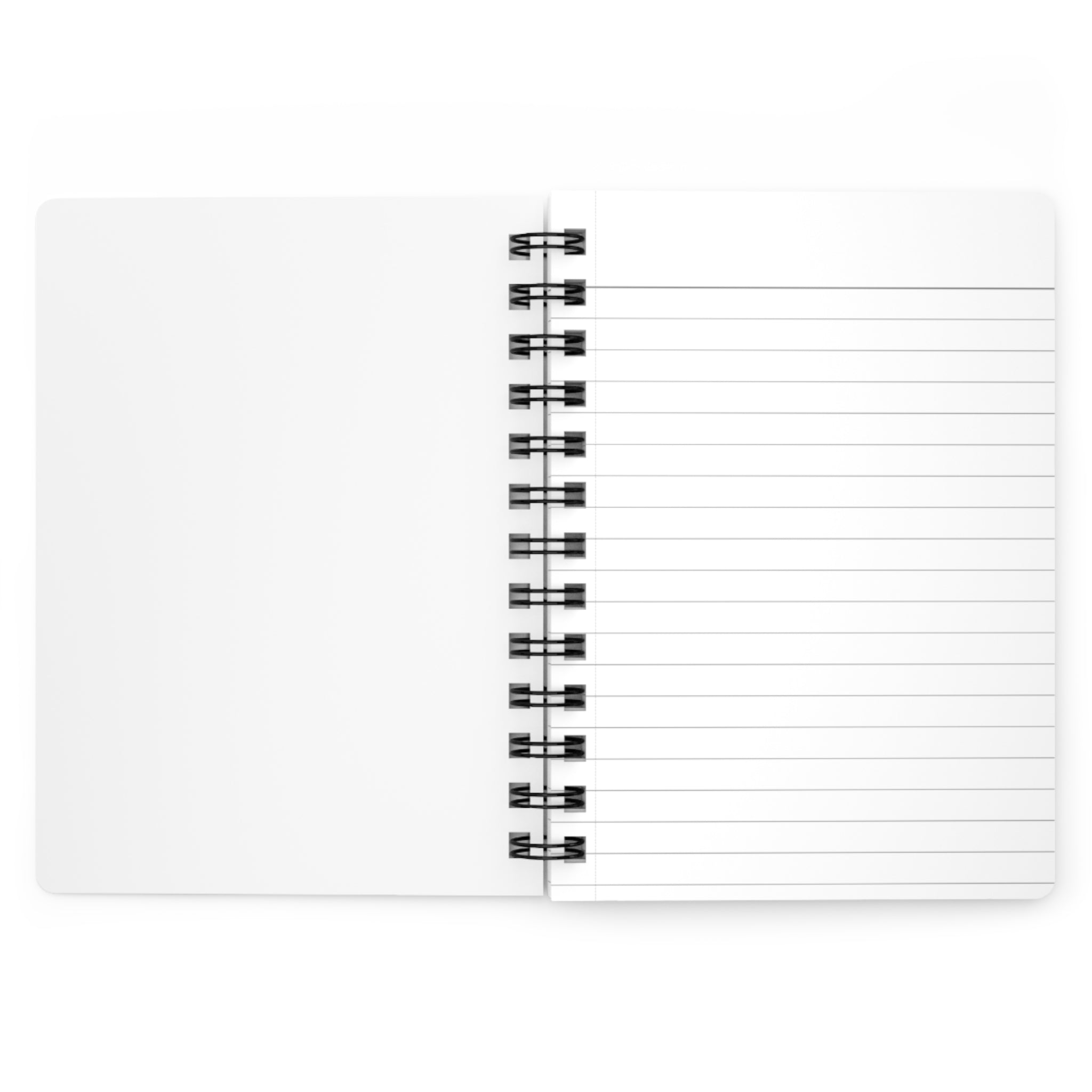 Caution Artist at Work spiral notebook back cover