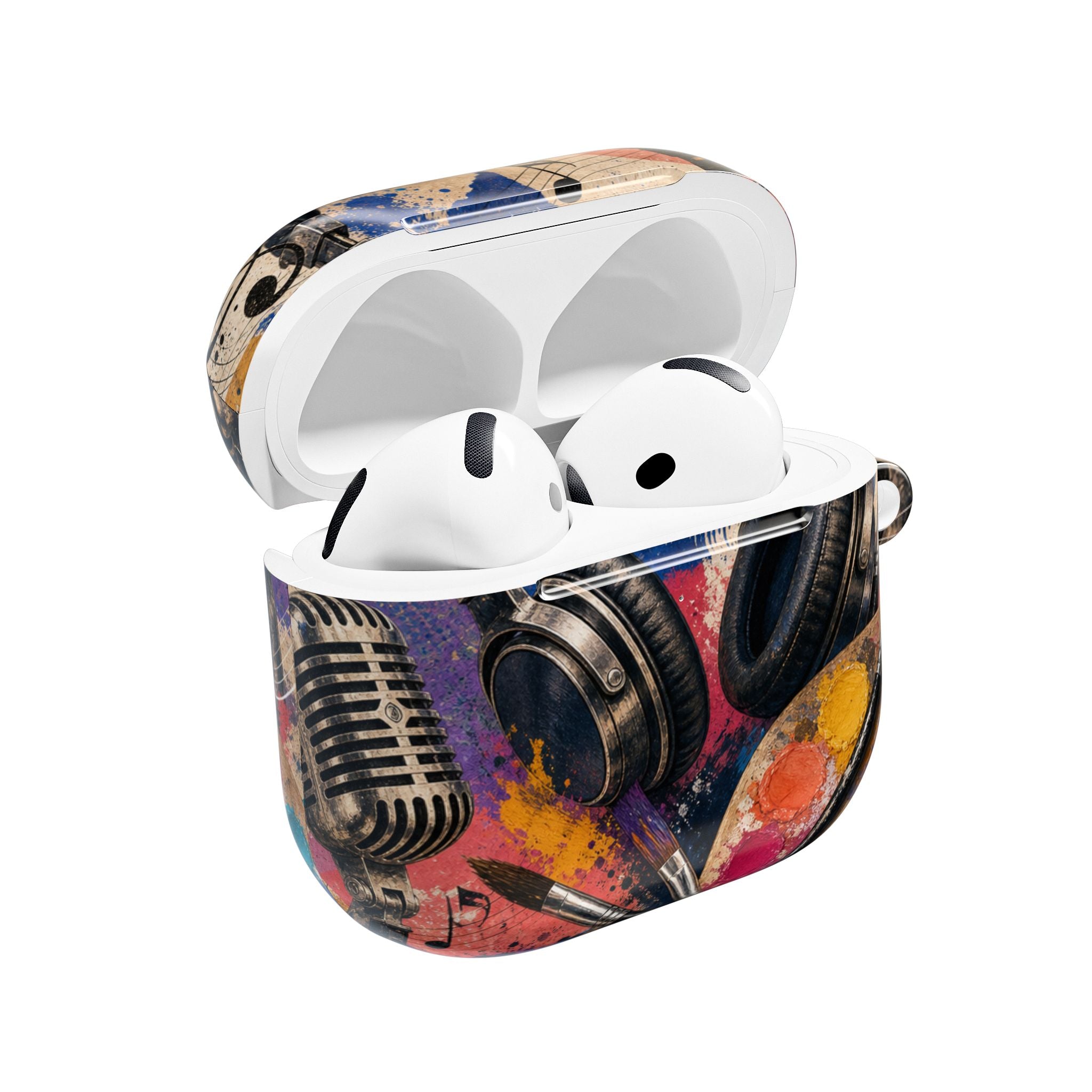 Art and music collage protective AirPods case – view 24