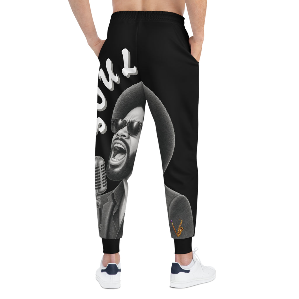 Men’s Soul Singer Graphic Joggers – Black – product image 3
