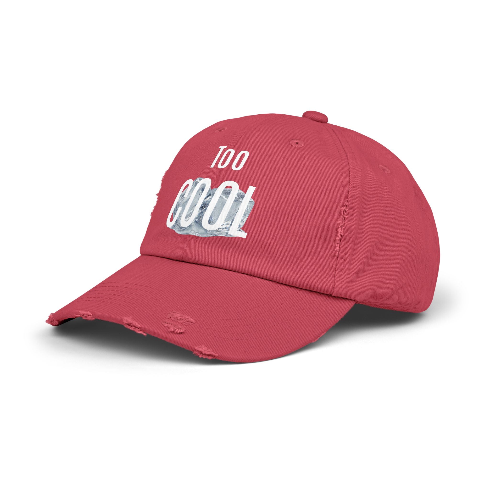 Too Cool distressed cotton baseball cap