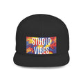 Studio Vibes embroidered flat bill snapback hat