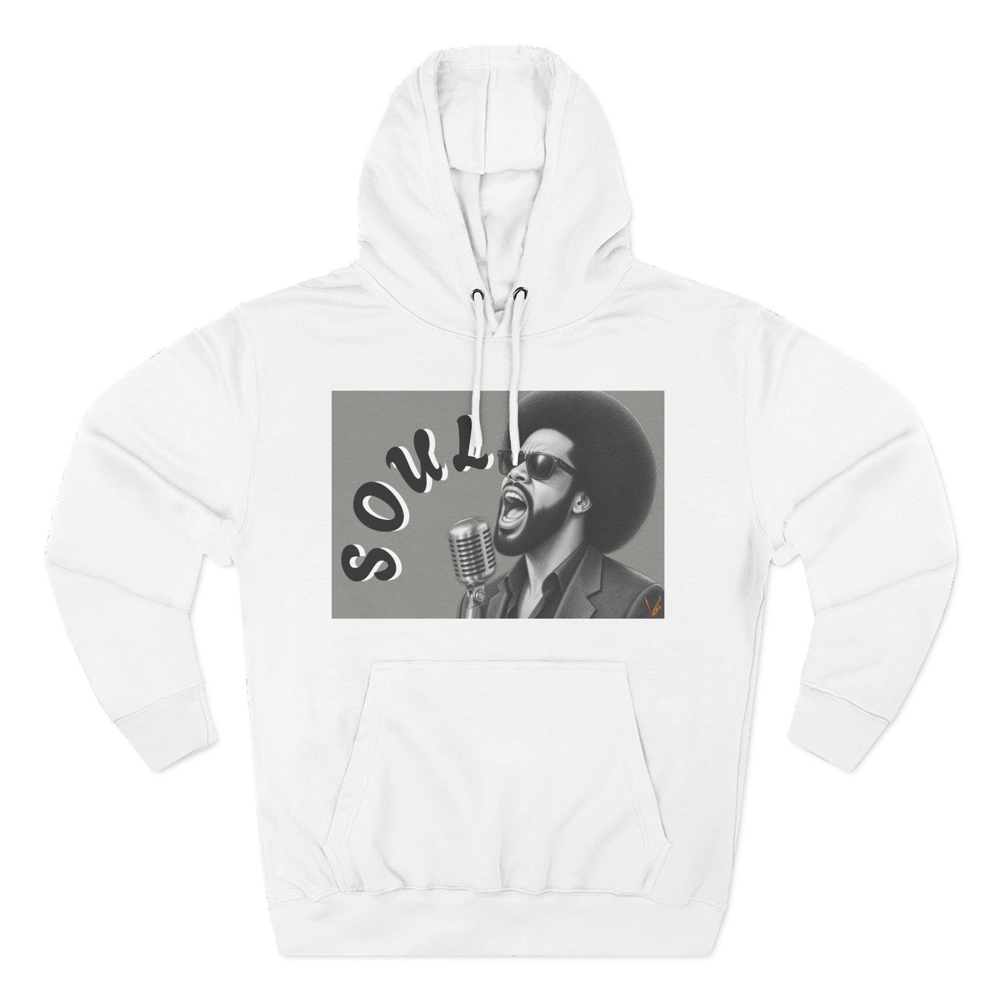 Men’s Soul Singer Graphic Pullover Hoodie – product image 2