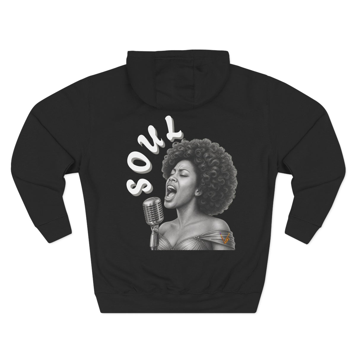 Women's Soul Singer Graphic Pullover Hoodie