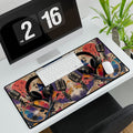Art and music extended desk mat full design