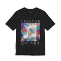Unisex Creator of Art colorful music note graphic T-shirt – view 3