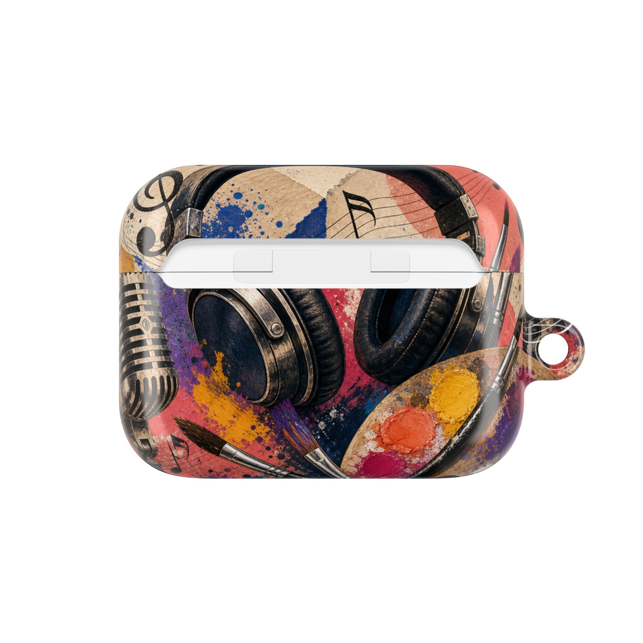 Art and music collage protective AirPods case – view 10