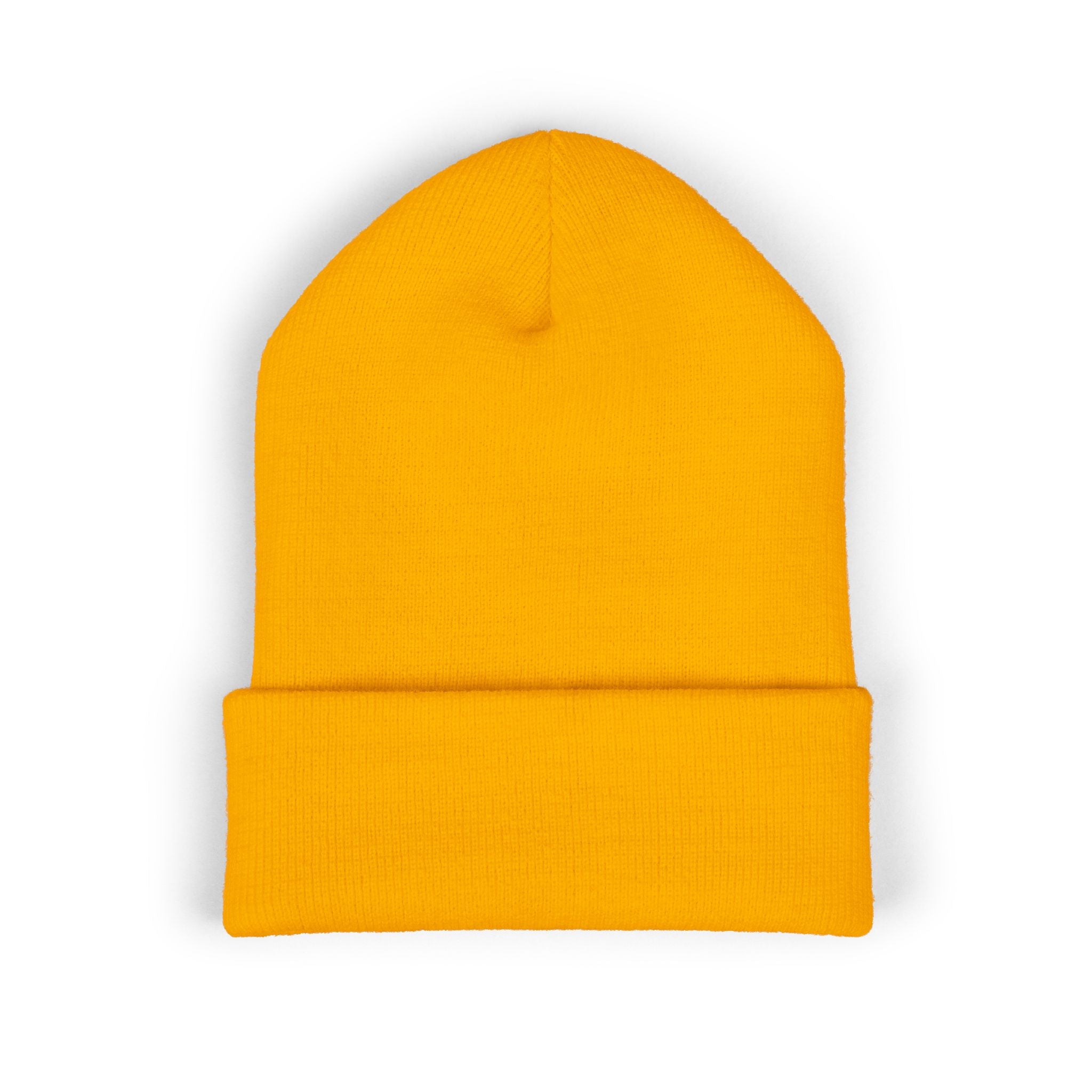 Everything Is Art cuffed beanie with black lettering – view 8