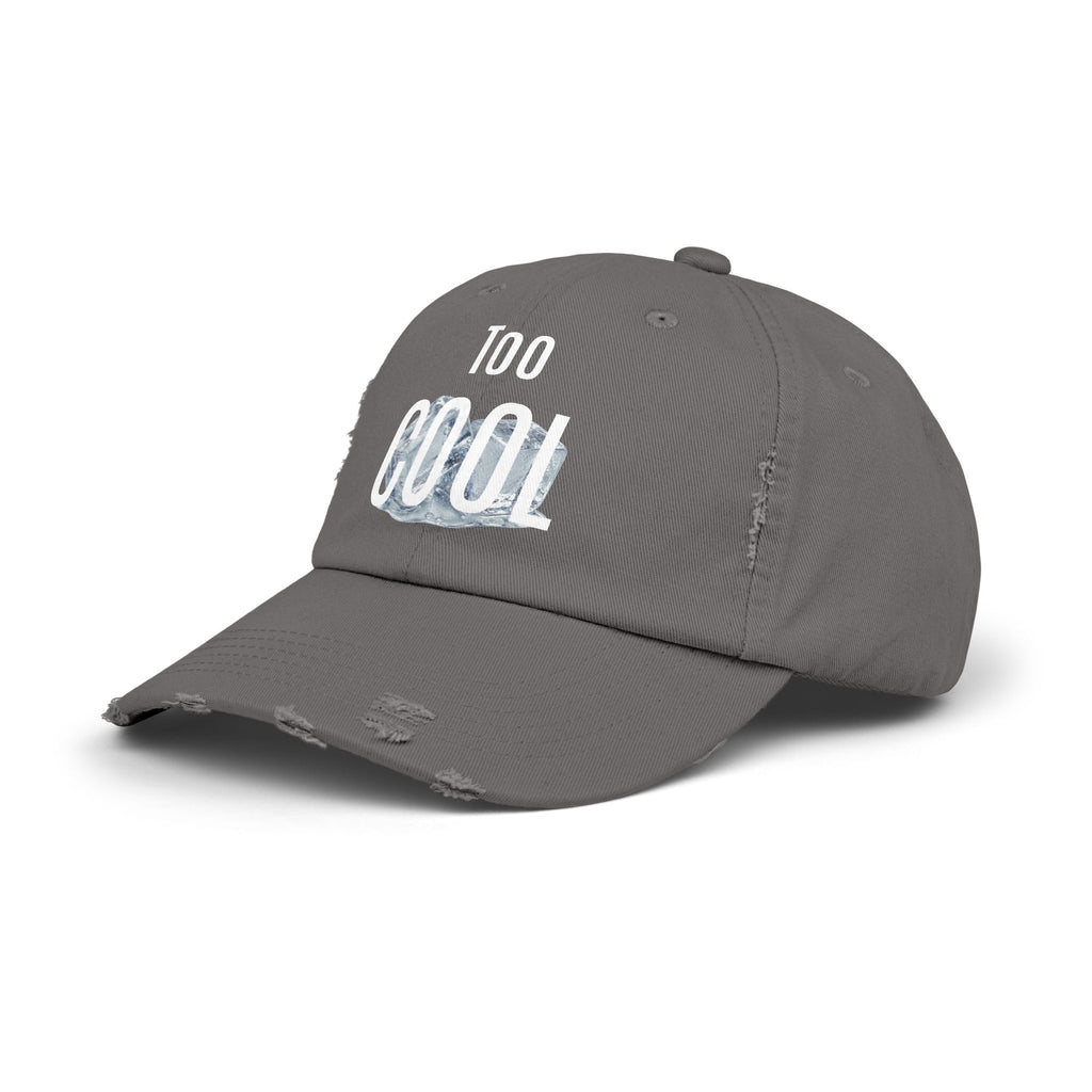 Too Cool distressed cotton baseball cap