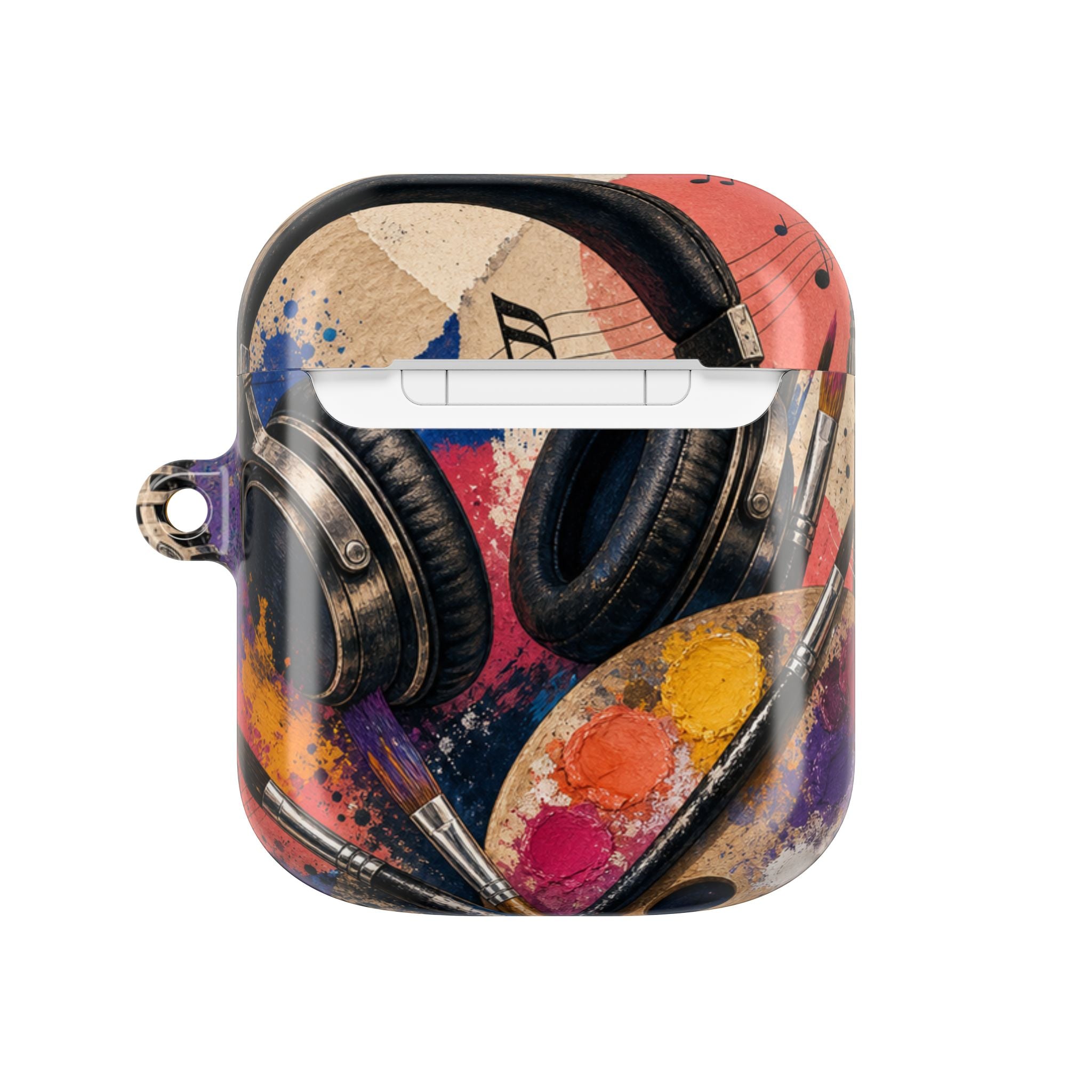 Art and music collage protective AirPods case – view 13