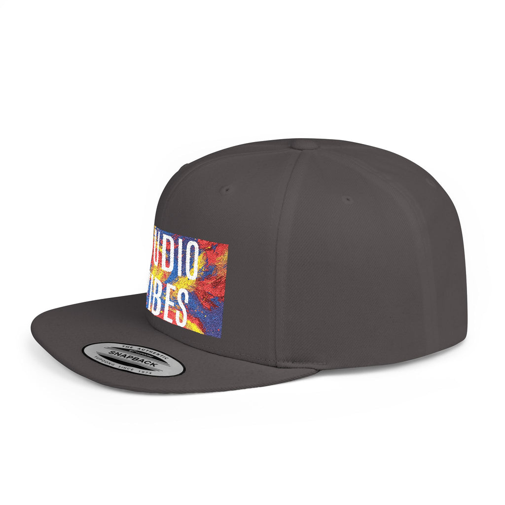 Studio Vibes embroidered flat bill snapback hat