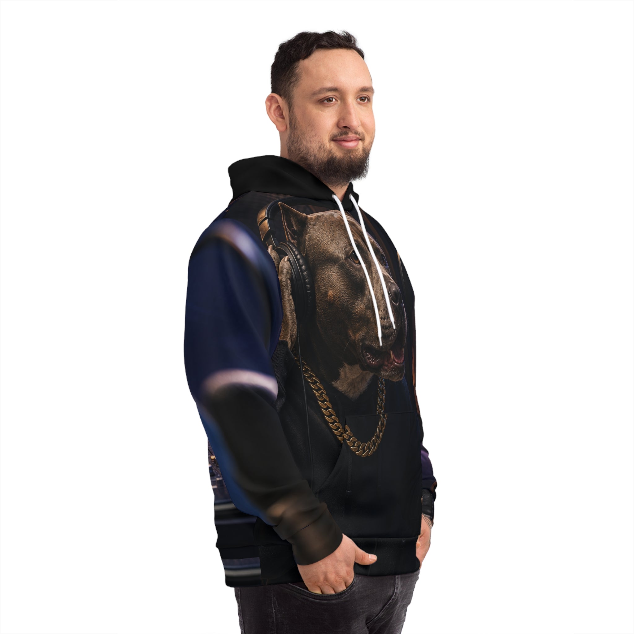 Studio Dog Music Producer Graphic Hoodie – product image 5