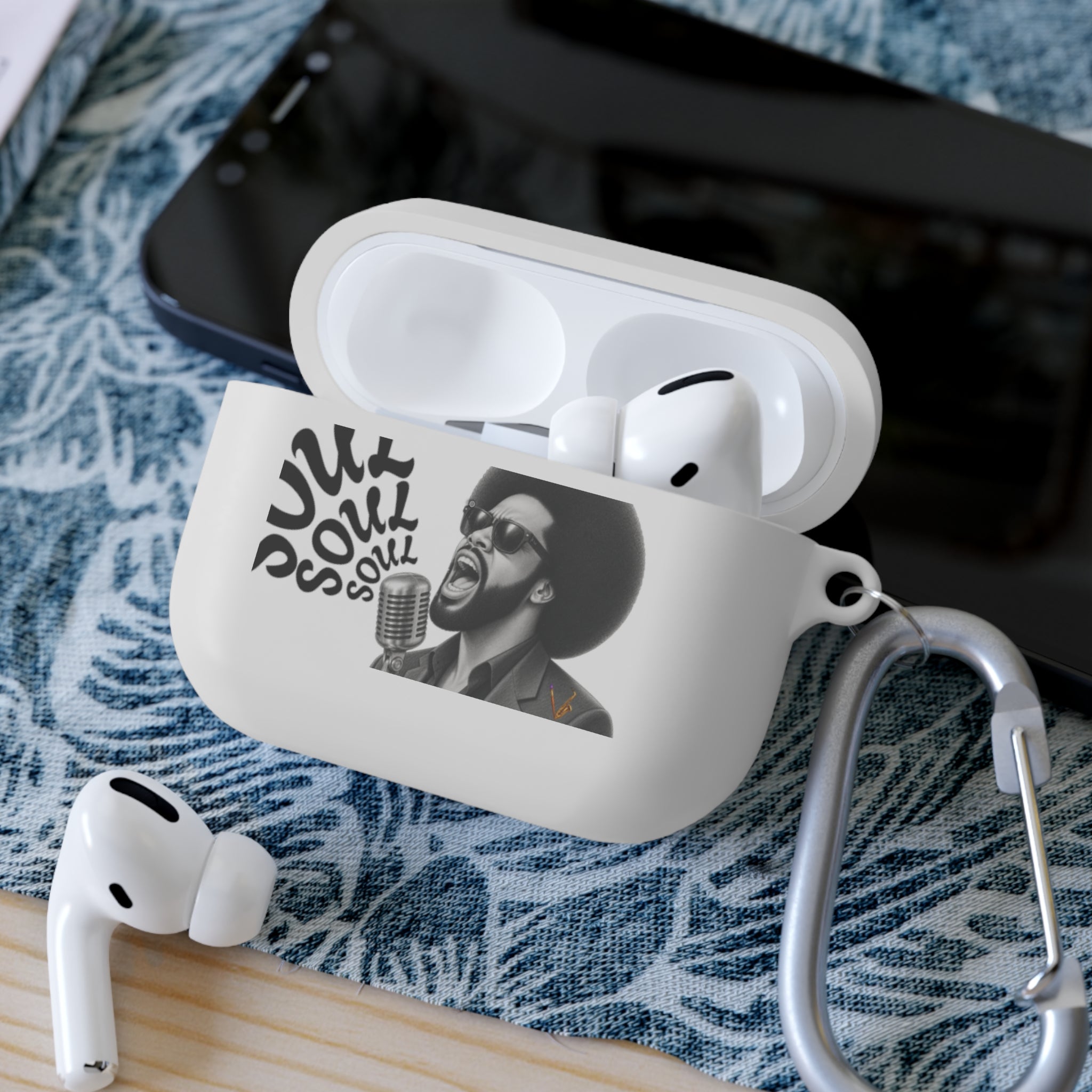 Soul Singer AirPods case in white, mint or pink