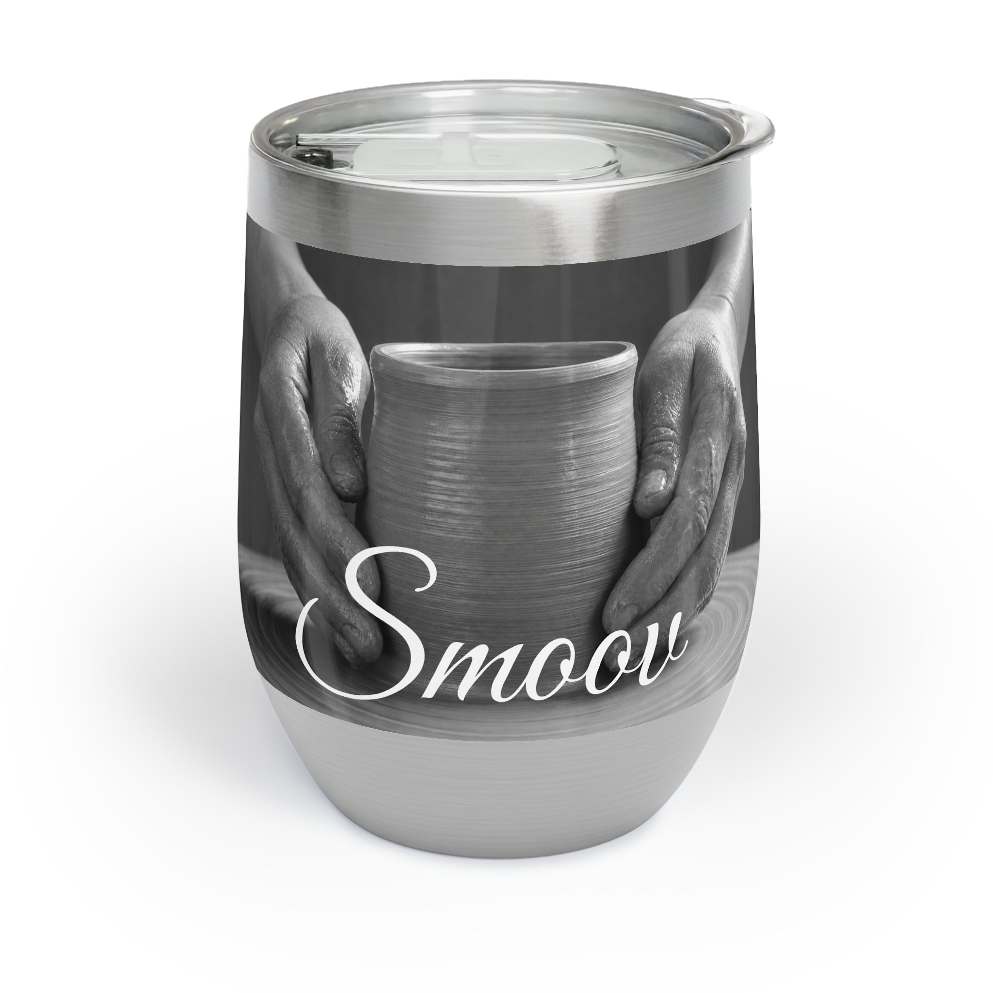 Peace Be Smoov 12 oz insulated wine tumbler – view 2