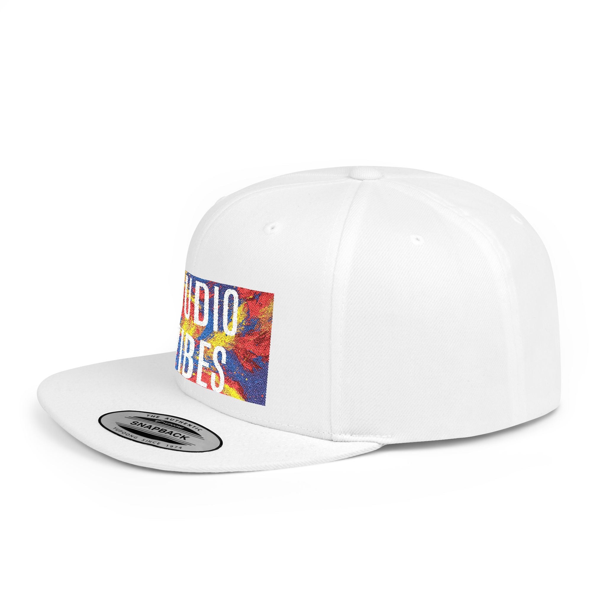 Studio Vibes embroidered flat bill snapback hat