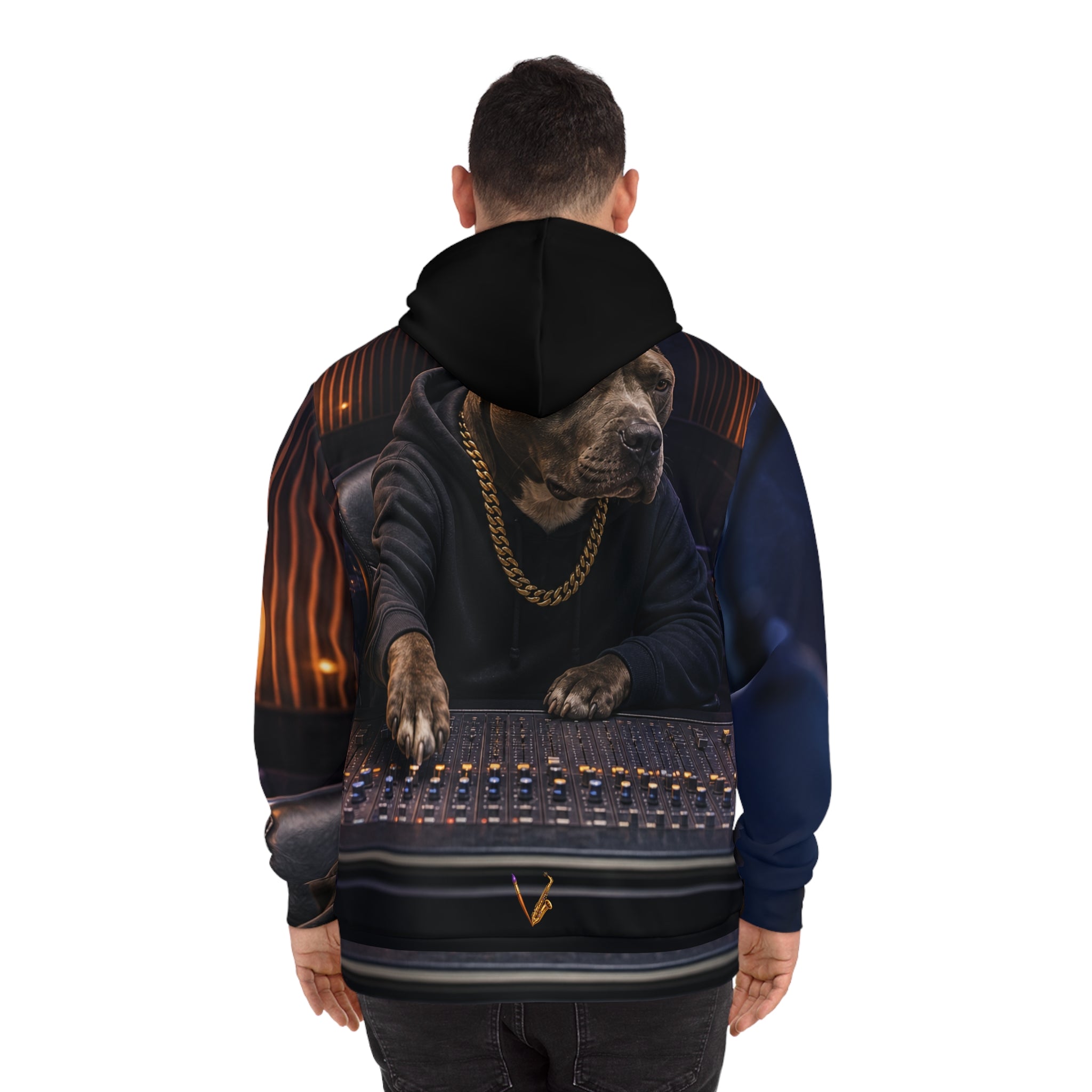 Studio Dog Music Producer Graphic Hoodie – product image 4