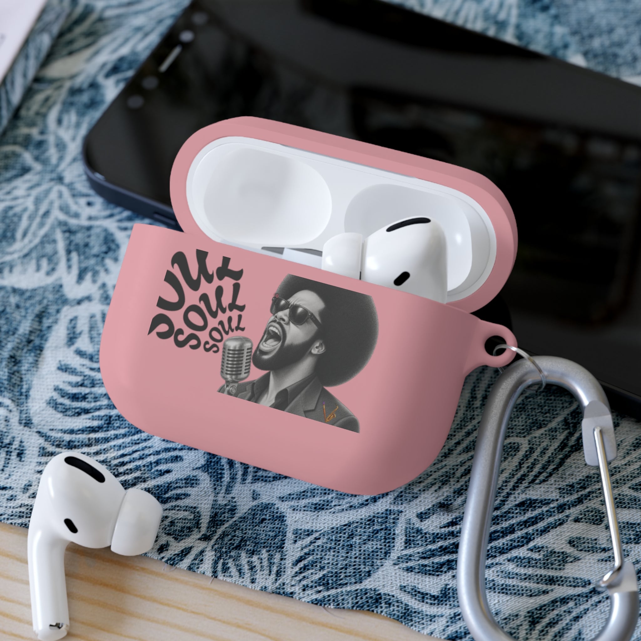 Soul Singer AirPods case in white, mint or pink