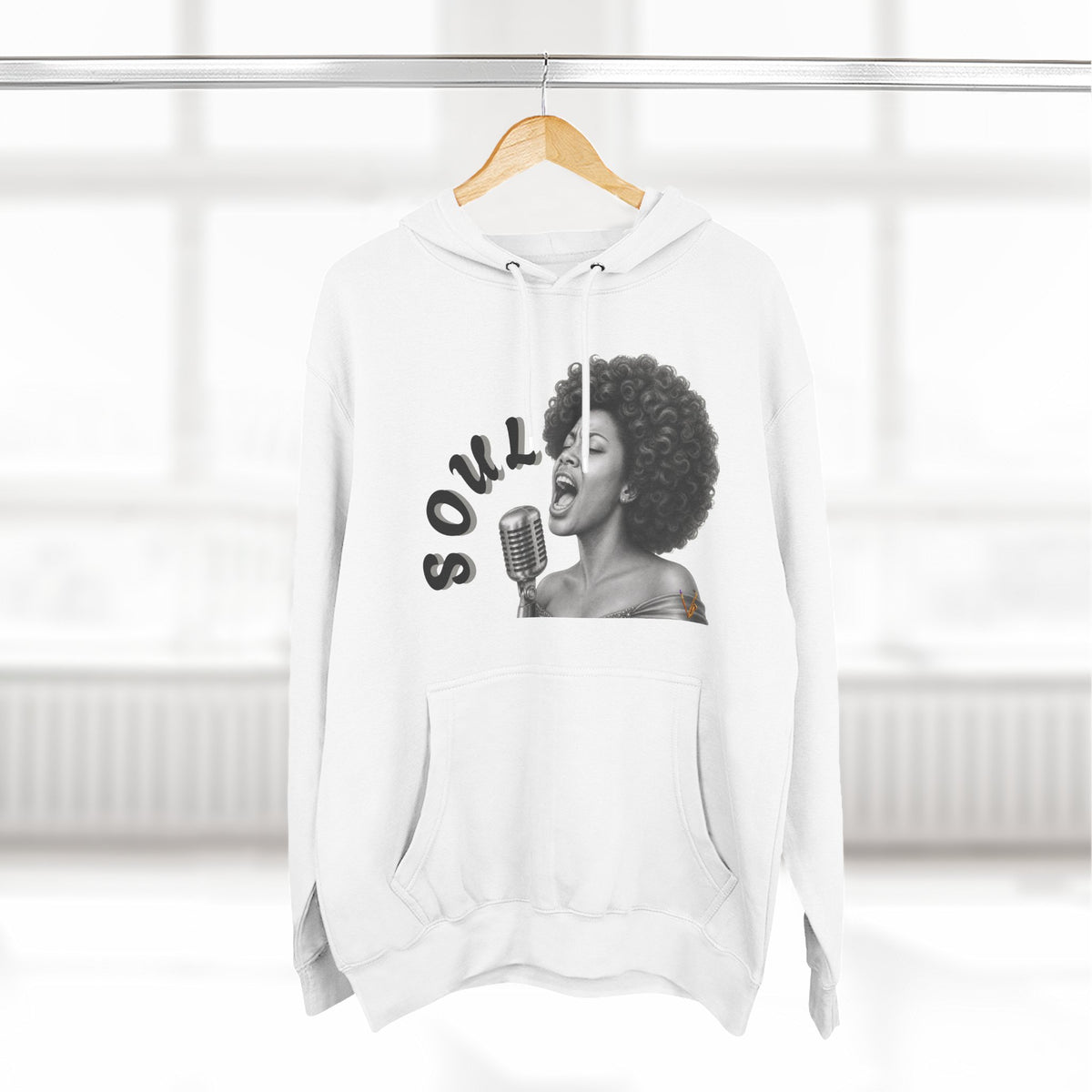 Women's Soul Singer Graphic Pullover Hoodie