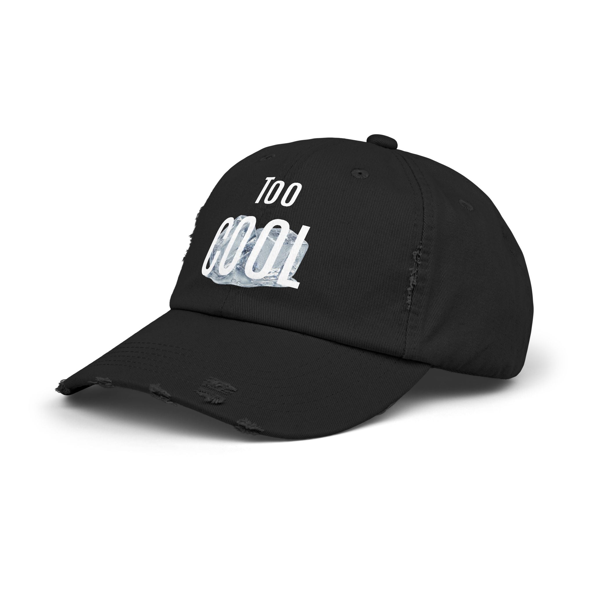 Too Cool distressed cotton baseball cap