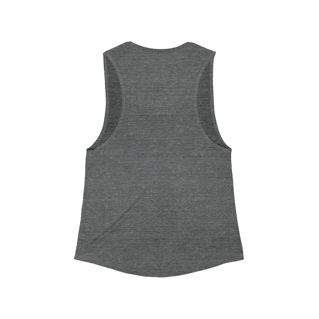 Women's Mood dog graphic flowy muscle tank top – view 4