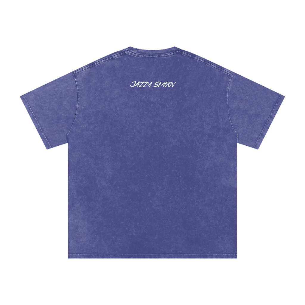 Jazzy Smoov Keep Calm Oversized T-Shirt – Purple – product image 2