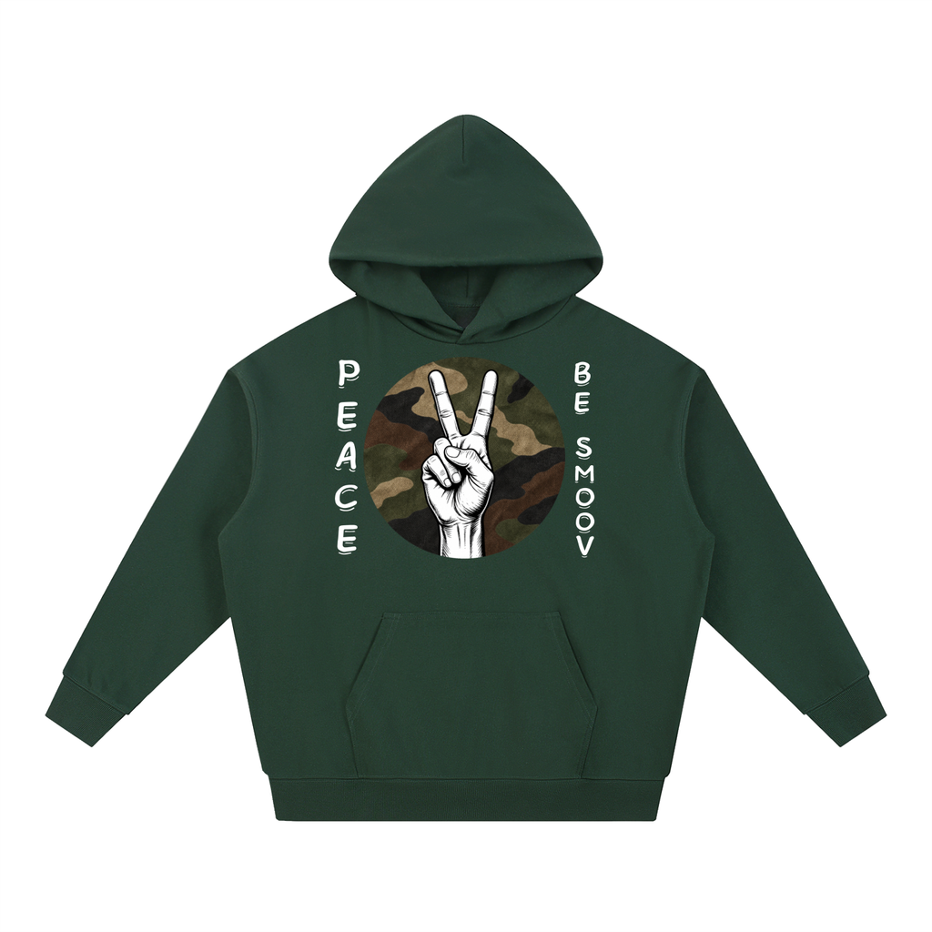 Peace Be Smoov Camo Graphic Heavyweight Hoodie – product image 11