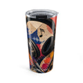 Vintage music microphone 20 oz insulated tumbler