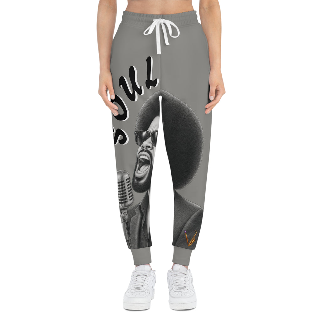Men’s Soul Singer Graphic Joggers – Gray – product image 4