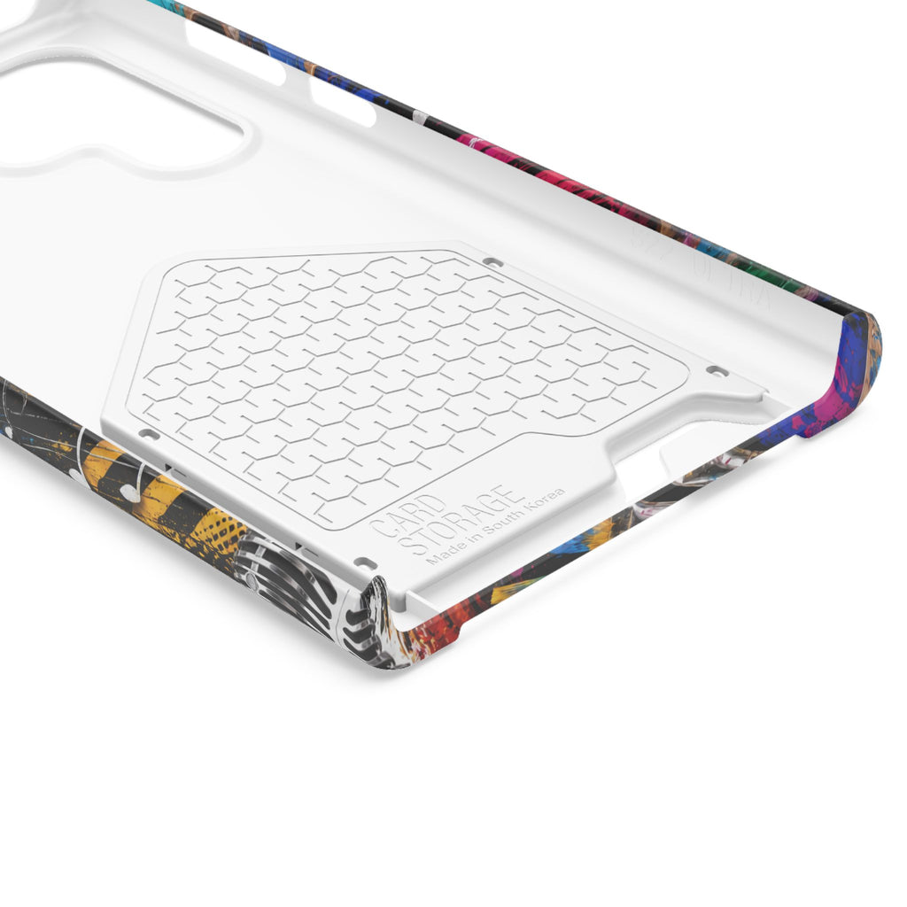 Caution Artist at Work phone case with card holder – view 60